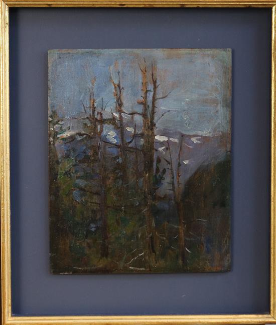 John da Costa (1876-1931) Alpine landscapes 12 x 10in.